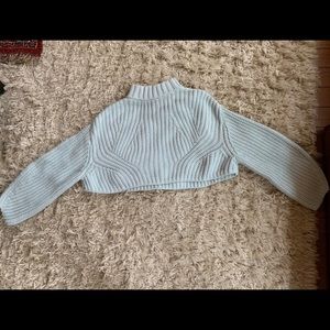 H&M Crop Thick Knit Cotton Sweater